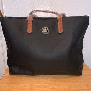 Joy Mangano Leather Tote with RFID protection
